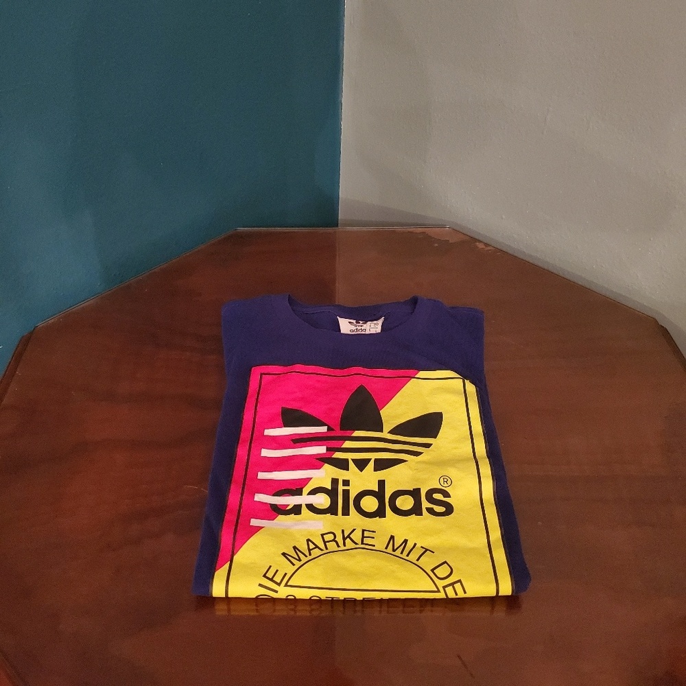 Adidas Die Marke Mit Sen 3 Streifen T Shirt PURPLE